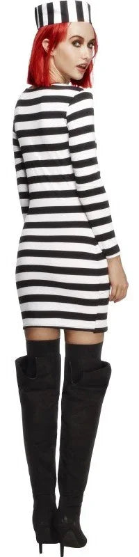 Disfraz de Presa Convicta para Mujer Polis y presos Smiffys